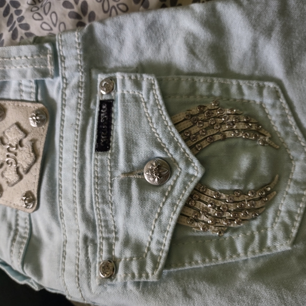 Miss me angel wing pockets  size 26